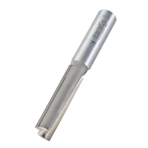 Image of Trend Professional Clearance Ground Two Flute Router Cutter, 1/2 Inch Shank, 12.7mm Cut Diameter, 50mm Cut Length, TCT, 3/83DCX1/2TC