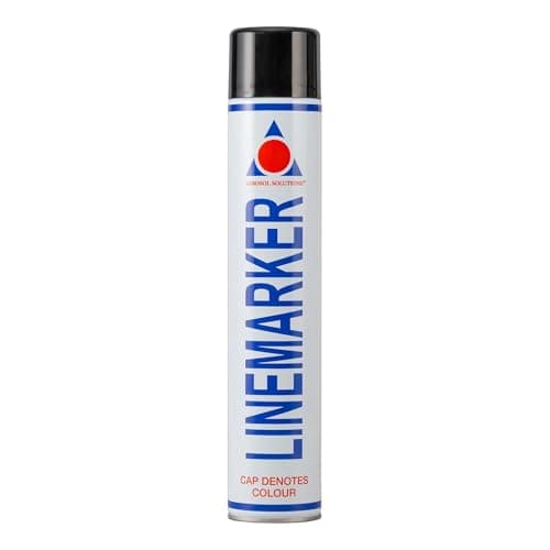 Image of Aerosol Solutions Line Marker, Grass and Road Spray Paint, Black, 750 ml (Pack of 1)