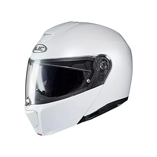 Image of R90SWM - HJC RPHA 90S Plain Flip Front Motorcycle Helmet M White