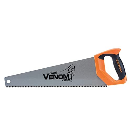 Image of Draper 82201 Venom First Fix Venom Triple Ground 8PPI Handsaw, 500 mm Blade Length