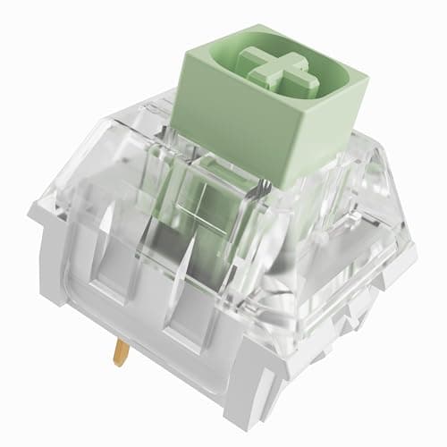 Image of Kailh Box Jade Clicky Keyboard Switch,3-pin 50gf Pre-Lubed Dustproof Waterproof RGB SMD Key Switches,for 3D Prints and Mechanical Gaming Keyboard(Jade,10pcs)