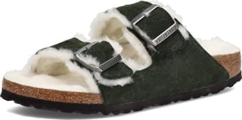 Image of Birkenstock Women's, Arizona Shearling Lined Sandal - Narrow Width Mountain View 40 M