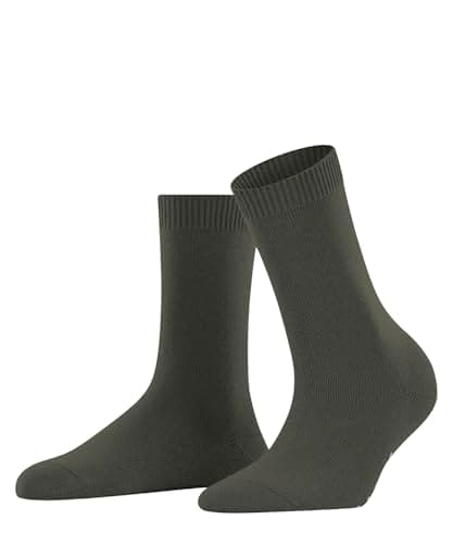 Image of FALKE Women's Cosy Wool W SO Viscose Cashmere Plain 1 Pair Socks, Green (Military 7826) new - eco-friendly, 2.5-5