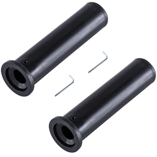Image of GYM MASTER Nylon Olympic Adapter Sleeve, Convert 1" Standard Weight Plate Posts/Bars to 2" Olympic Bars/Posts - 21cm