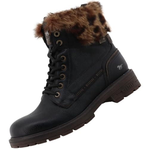 Image of Mustang Women's Ankle Boots, black, 8 UK