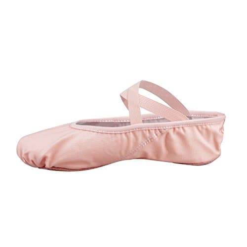 Image of Bezioner Ballet Dance Shoes Split Sole Flat Gymnastics Dancing Slippers Pink EU 32 = 13.5 UK Child