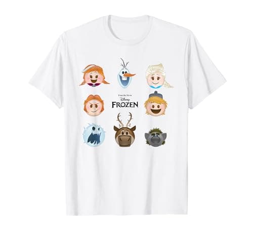 Image of Frozen Emoji Heads T-Shirt