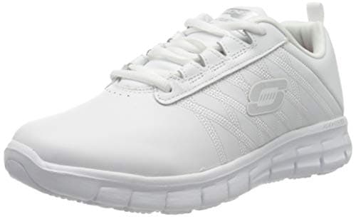 Image of Skechers SURE TRACK ERATH - II, Women's Sure Track Erath - Ii, White (White Leather Wht), 5 UK (38 EU)