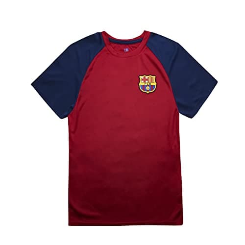 Image of Icon Sports Training Shirt FC Barcelona Boys' Football Jersey, Red, XL