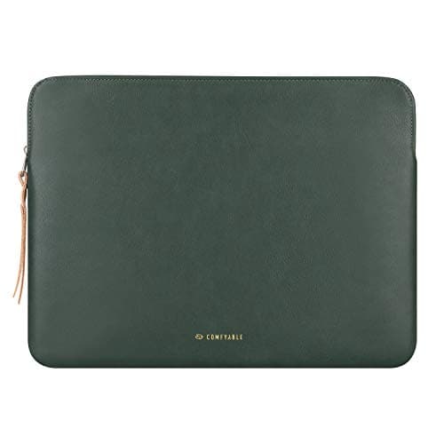 Image of Comfyable Tablet Sleeve Compatible with iPad Air 13 inch M4 2026, iPad Pro 13" M5 with Magic Keyboard & Pencil Holder - PU Leather Bag Slim Protective Cover Case