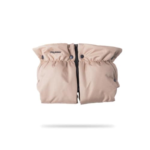 Image of My Junior® ThermoWool Hand Muff 100% Virgin Wool, Reflective, Water-Repellent (Naptime Latte)