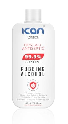 Image of ican london isopropyl rubbing Alcohol 99.9% First aid Antiseptic Disinfectant 100ml