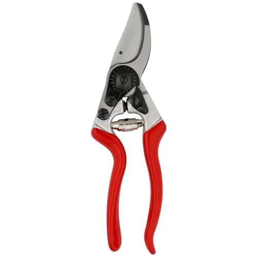 Image of Felco Model 9 Classic Secateurs Left Handed Forged Alloy Ergonomic Handles Floristry Gardening Horticulture Vineyard Bonsai Topiary Olive Grove Hardened Steel Blade Precision Manufacturing Swiss Made
