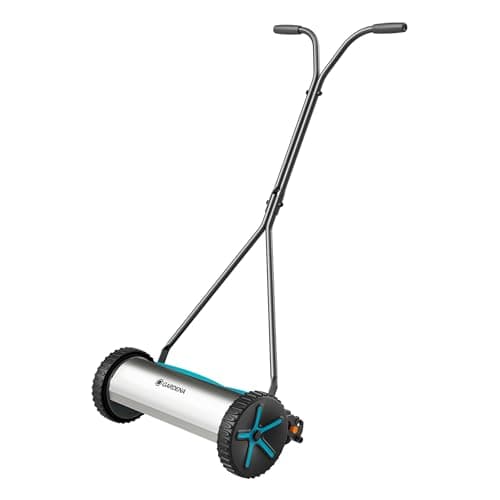 Image of Gardena Manual Push Lawnmower Comfort 400 Cylinder Lawnmowers: English Lawn, 40 cm Cutting Width, Cordless, Easy to Push, for lawns up to 250 m² (11760-20)