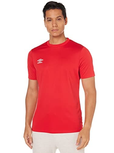 Image of Umbro Men's Club Short-Sleeved Jersey - Vermillion, XL