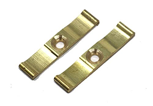 Image of fiXte Solid Brass Turn Button Thumb Latch Granny Catch for Gates, Sheds, Doors, Box Making, Rabbit Hutches and Cages etc 38mm (1 1/2") (Pack of 2)