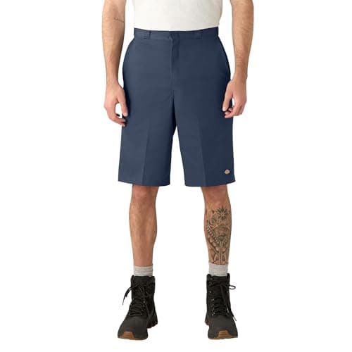 Image of Dickies mens 13-inch Multi-use Pocket Workwear Shorts, Blue (Navy Blue), 34 UK