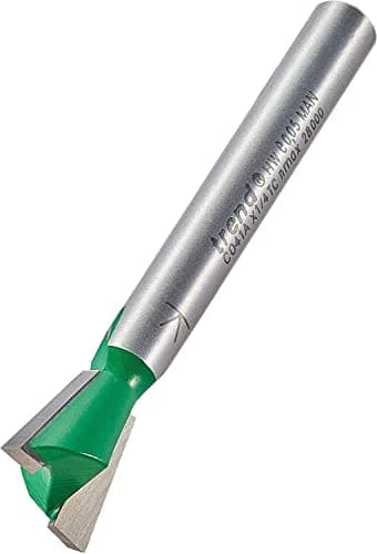 Image of Trend CraftPro Dovetail Router Cutter, 1/4 Inch Shank, 12.7mm Cut Diameter, 104 Degree Spur, Tungsten Carbide Tipped, C041AX1/4TC