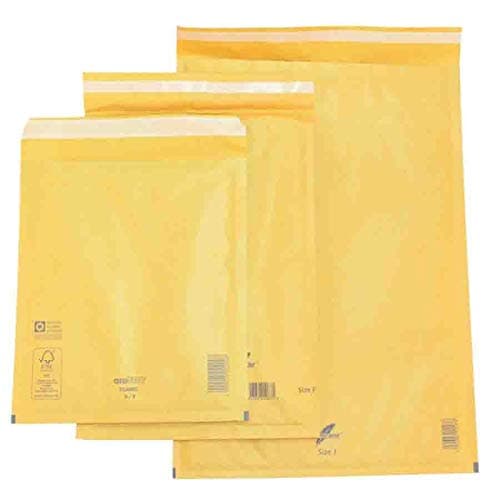 Image of 100 Padded Bubble Envelopes 4 / Size D / JL1 180mm x 265mm