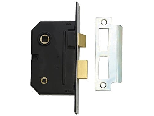 Image of Yale Essentials Bathroom Privacy Lock, 2.5 inch/64mm Mortice Toilet/Restroom Door Sashlock with Easy Fitting Template and instructions. (Chrome)