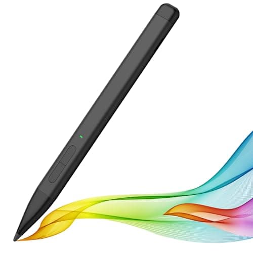 Image of Slim Pen 2 for Microsoft Surface with 4096 Pressure, Eraser & Right-Click, Palm Rejection,Graphite Nib,for Surface Pro 12/11/10/9/8/7/6/5/4/X,Surface Go 4/3/2,Book 3/2/1,Laptop1-6,Surface Studio 2+/2