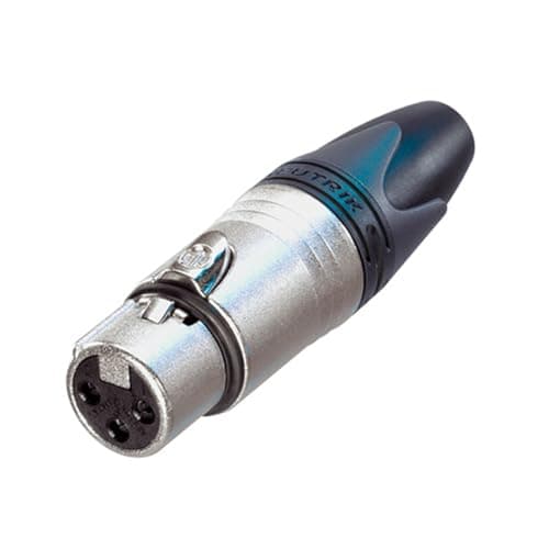 Image of Neutrik | 3-pole XLR Line Socket | NC3FXX,Silver, Black