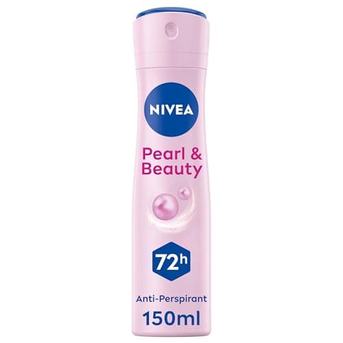 Image of NIVEA Pearl & Beauty Anti-Perspirant Deodorant Spray (150ml), Women's Deodorant Spray with 72H Sweat and Odour Protection, Anti-Perspirant for Women with Pearl Extracts
