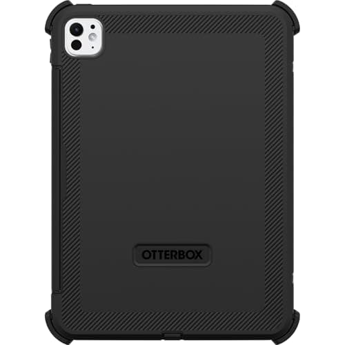 Image of OtterBox Defender Case for iPad Pro 11" (M5) 2025, (M4) 2024, Shockproof, Ultra-Rugged Protective Case with built in Screen Protector, 2x Tested to Military Standard, Back, Non-Retail Packaging