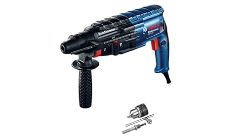 Image of Bosch Professional Rotary Hammer GBH 240 (with SDS Plus, 790 W, incl. Auxiliary Handle, Depth Stop 210 mm, Chuck, Carrying case)