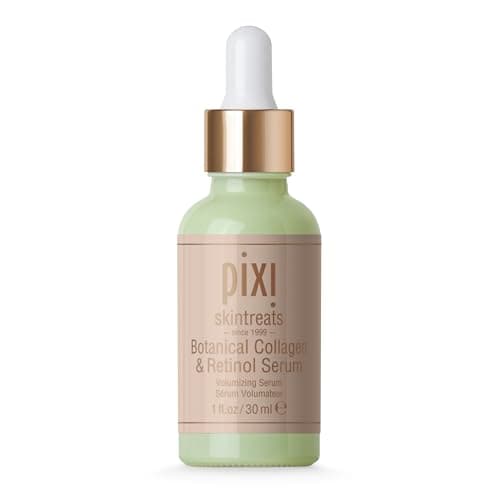 Image of Pixi Beauty Botanical Collagen & Retinol Serum | Face Serum with Acacia Collagen, Retinol and Vitamins to Firm, Smooth & Hydrate Skin | 1 fl oz/ 30ml