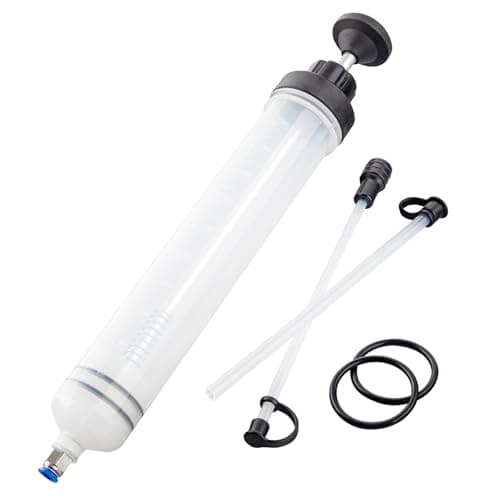 Image of LEMOTO 500mL Oil Suction Syringe, Brake Fluid Syringe, Liquid Extractor and Filling Pump, Automobile Fuel, Brake Fluid, Coolant, Transfer Hand Pump Tool