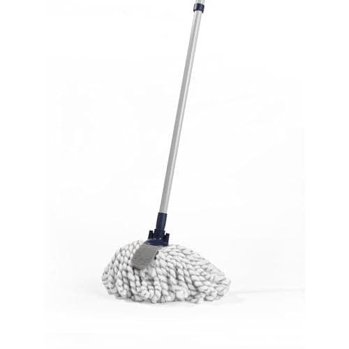 Image of Beldray Deep Clean Scourer Mop - Includes Super Absorbant Microfibre Refill Head, Non-Abrasive Scourer Pad For Tough Stains & Marks, 120cm Extendable Handle. Perfect For Laminate, Wood & Tiled Floors