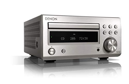 Image of Denon RDCM41DAB Hifi Receiver With CD Player, Audio Receiver HiFi, Bluetooth, 2x30W + Subwoofer PreOut, FM Radio / DAB / DAB+ Tuner, 2x Digital Optical Input & 1x Headphone Output - Silver