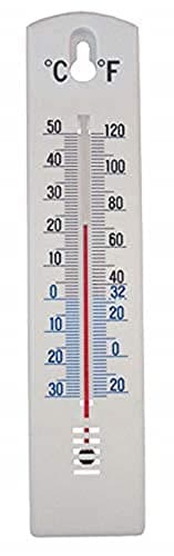 Image of Faithfull THPLASTIC 200mm Thermometer Wall Plastic