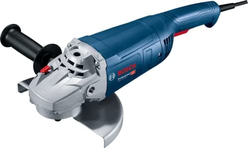 Image of Bosch Professional GWS 22-230 J angle grinder (2,200 W, incl. anti-vibration auxiliary handle, backing flange, locking nut, protective guard, two-hole spanner, carton)
