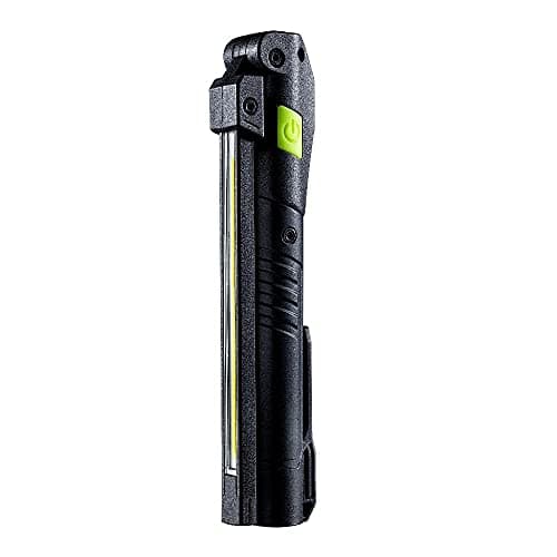 Image of Unilite IL-375R USB Rechargeable High Grade LED Slimline Folding Inspection Light | 375 Lumen | Additional Rear & Top Torch | Strong Magnetic Base | Type C Fast Charge