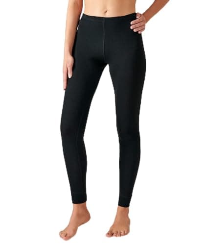 Image of Damart Women's Fine Cote Thermolactyl Degree 3 Leggings, Black (Black), S