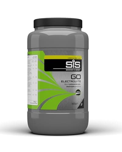 Image of Science In Sport GO Electrolyte Powder Energy Drinks, High Carbohydrates and Sodium, Lemon and Lime Flavour, 12 Servings Per 500 g