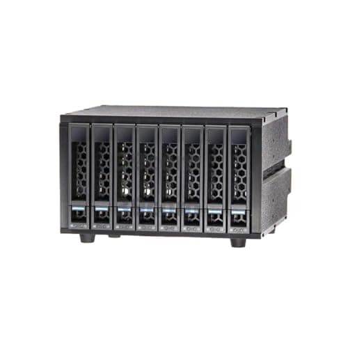 Image of Ehwisbe Chassis Rack 2.5 Inch U. 2/SAS Hard Disk Cage with Backplane 8 Reels Hot-Swappable Module HDD Tray