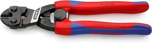 Image of KNIPEX Cobolt Compact Bolt Cutter with Slim Multi-Component Grips 200 mm, 71 32 200
