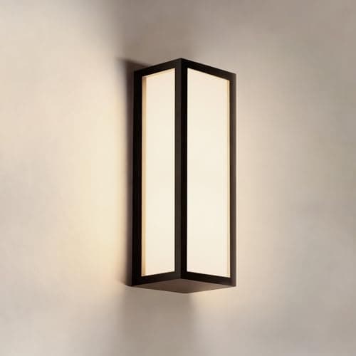 Image of EBION Outdoor Wall Lights,Aluminum Outside Wall Lights IP54 Waterproof,E27 Max 40W Garden Wall Lamp,Modern Exterior Wall Sconce for Front Door, Patio,Terrace,Garage,Garden
