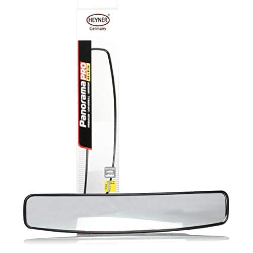 Image of Heyner Panoramic Mirror Rear View Wide-angle to Reduce Blind Spot Mirror 43cm x 8cm Mobility Limited Help Aids Car Van Driving Test Mirror