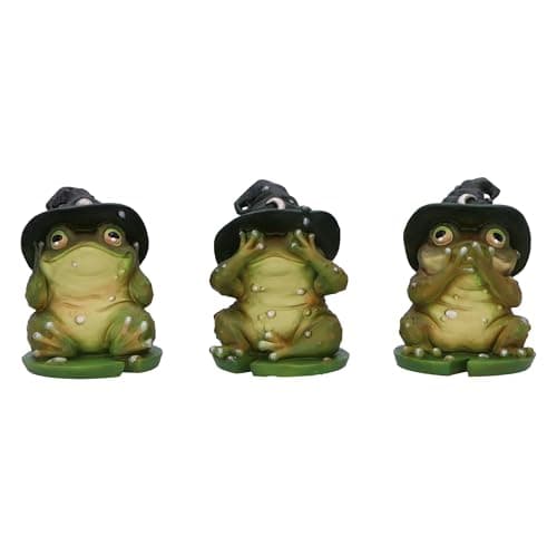 Image of Nemesis Now Animal Three Wise Figurine Trio, Resin, Multicolour, 10cm