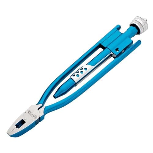 Image of Draper 250mm Wire Twisting Pliers | Maximum Wire Capacity Twist 1.5mm diameter & Cut 2.5mm| Chrome Vanadium Steel Hand Tool | Chrome Plated Spiral Screw | 38896