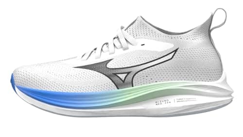 Image of Mizuno Men's Neo Zen Running Shoe, White-Frontier Blue, 9.5