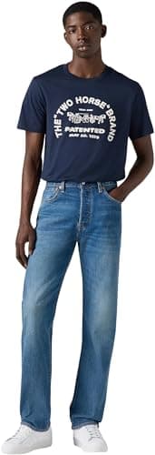Image of Levi's 501 Levisoriginal Fit Jeans, Waterfall LTWT, 38W / 32L Men
