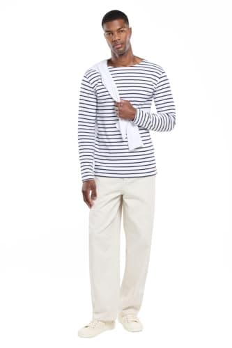 Image of Armor Lux Navy - Heavy Cotton, White/Ship, L