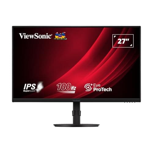 Image of ViewSonic VG2708A 27" FHD SuperClear IPS LED Monitor with VGA, HDMI, DipsplayPort, USB, Speakers and Full Ergonomic Stand