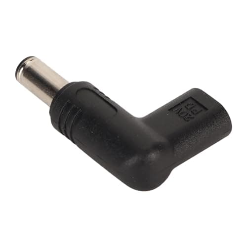 Image of ACOGEDO [90 Degree Angled USB Type C to DC Adapter 6.0x3.7mm] 100W PD Fast Charge USB C Female to DC Male Adapter with E Mark Chip for Efficient and Compact Charging