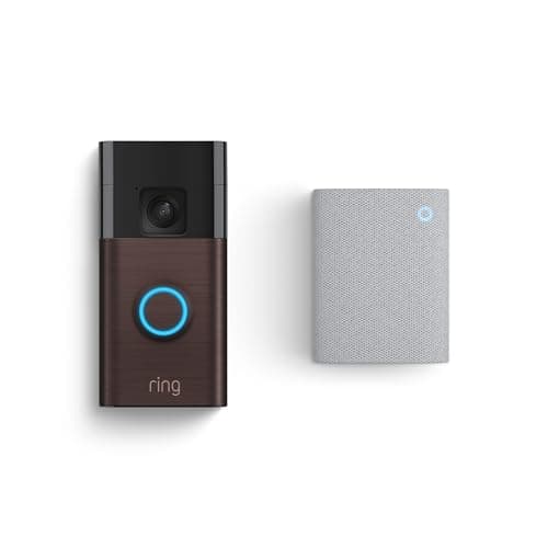 Image of Ring Battery Video Doorbell Venetian Bronze + Chime (3rd Gen) | DIY Wireless Doorbell Security Camera | Head-To-Toe View, Easy installation (5min) | 30-day free trial of Ring Subscription Plan